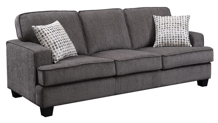 Emerald Home Furnishings Carter Sofa in Ink - Ideal Furniture (Fresno,CA)