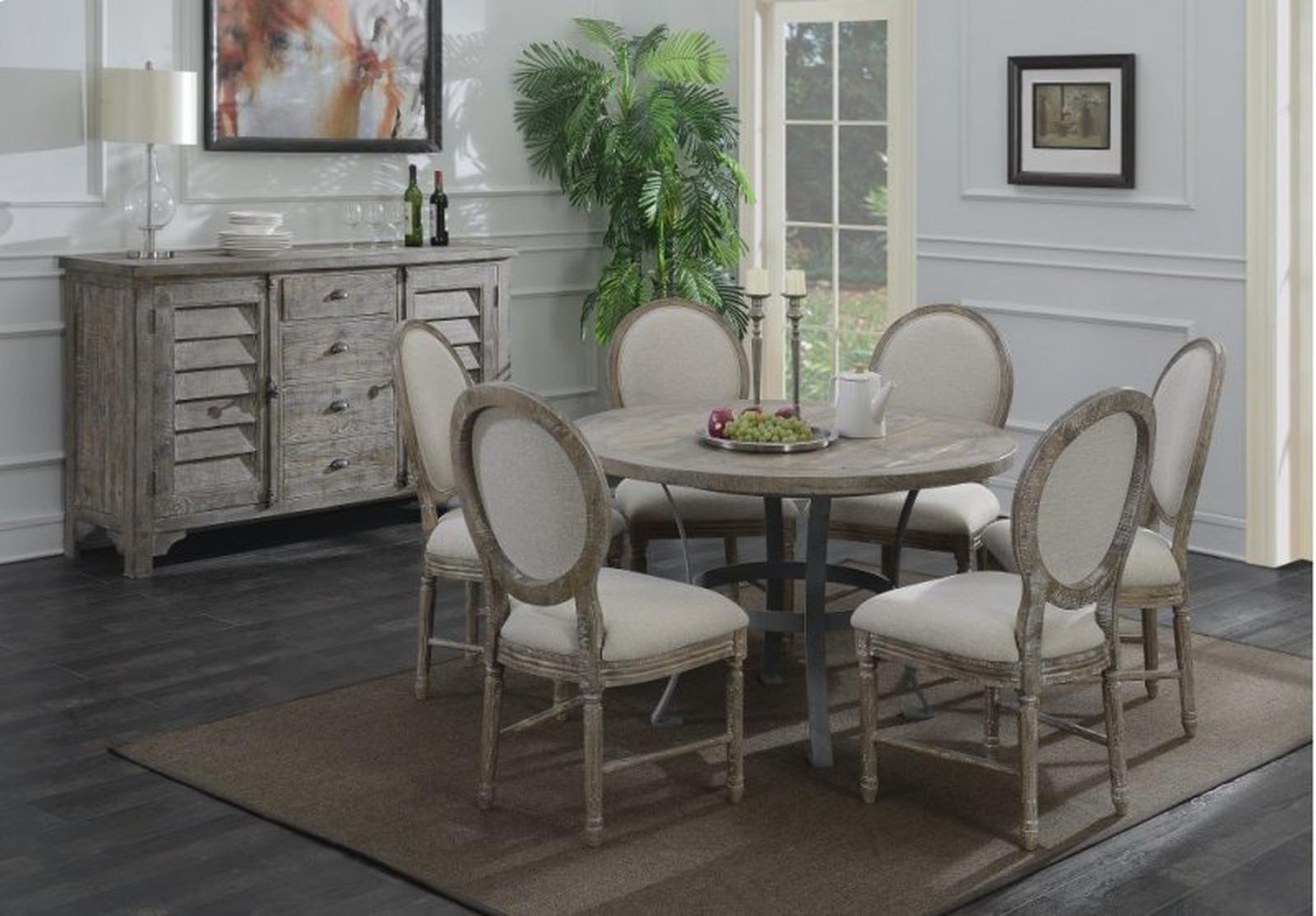 Emerald Home Interlude Server in Weathered Pine - Ideal Furniture (Fresno,CA)