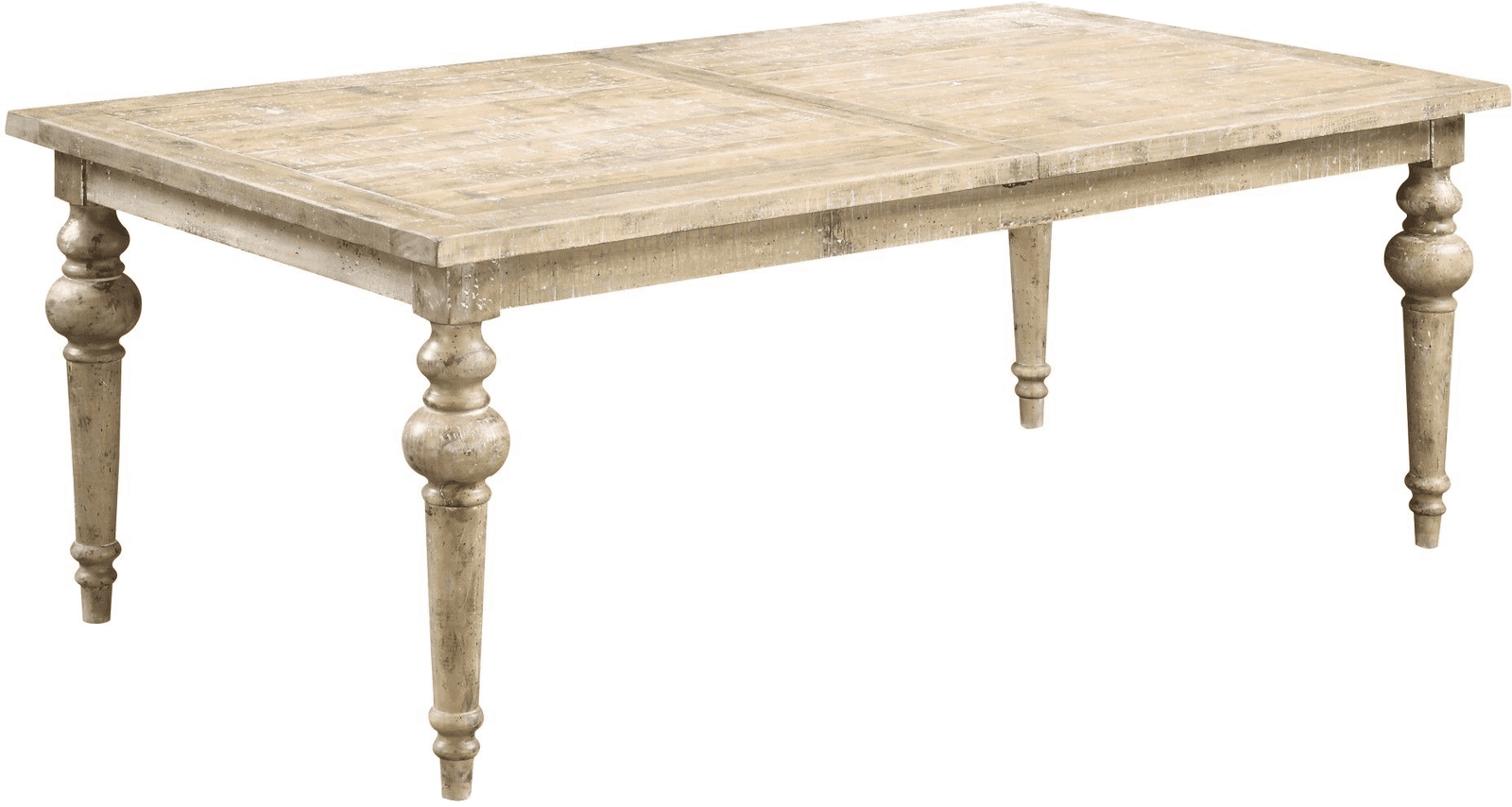 Emerald Home Interlude Dining Table in Weathered Pine - Ideal Furniture (Fresno,CA)