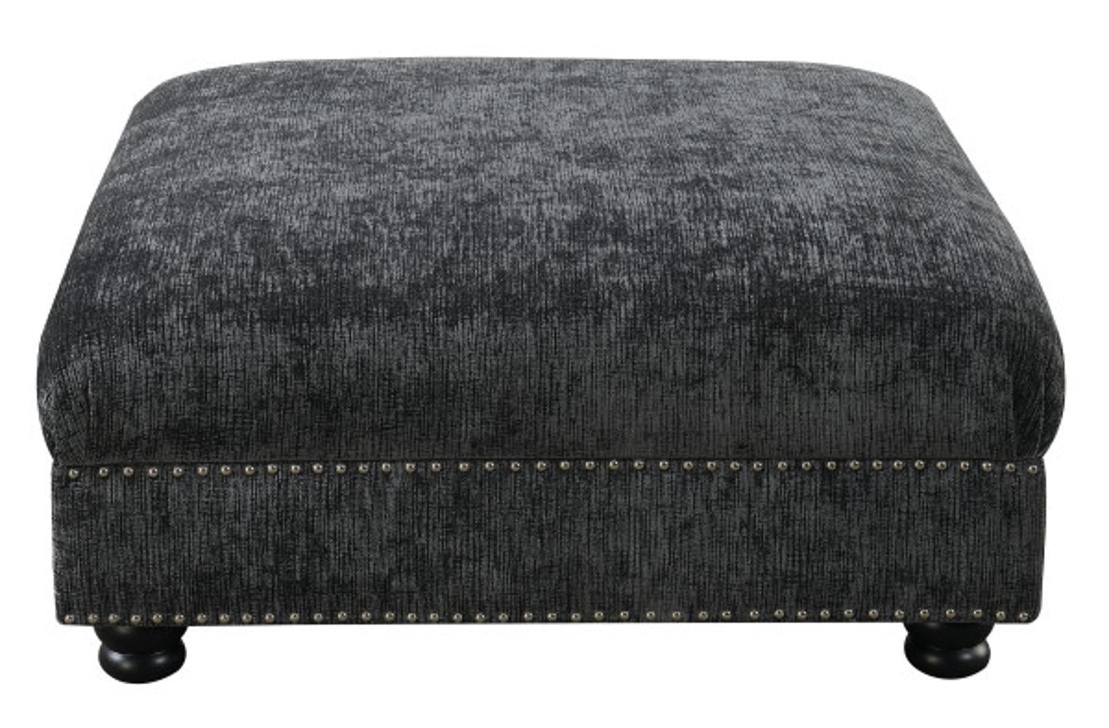 Emerald Home Hutton II Cocktail Ottoman in Bliss Charcoal