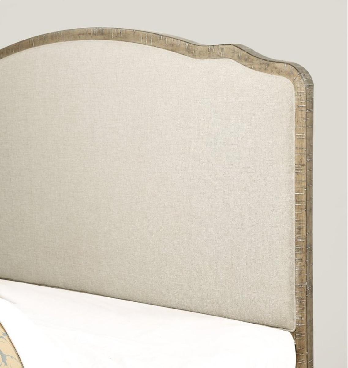 Emerald Home Interlude King Upholstered Bed in Sandstone B560-14-05-K - Ideal Furniture (Fresno,CA)
