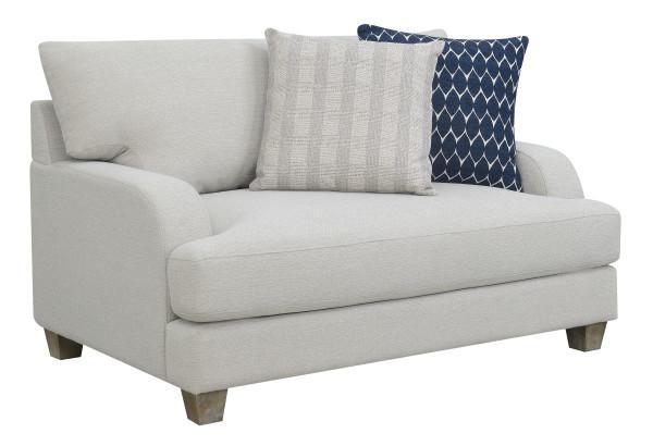 Emerald Home Laney Chair and a Half in Harbor Gray - Ideal Furniture (Fresno,CA)
