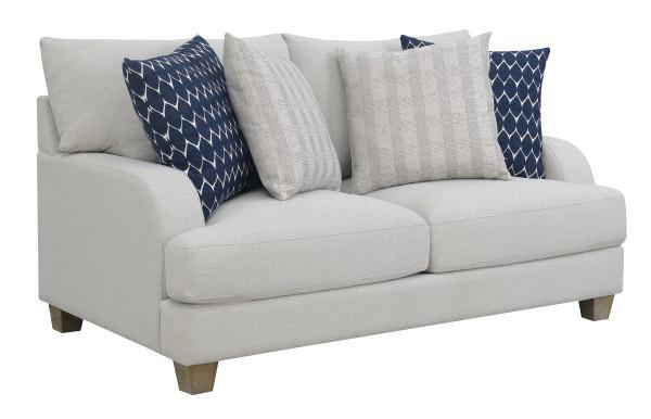 Emerald Home Laney Loveseat in Harbor Gray - Ideal Furniture (Fresno,CA)