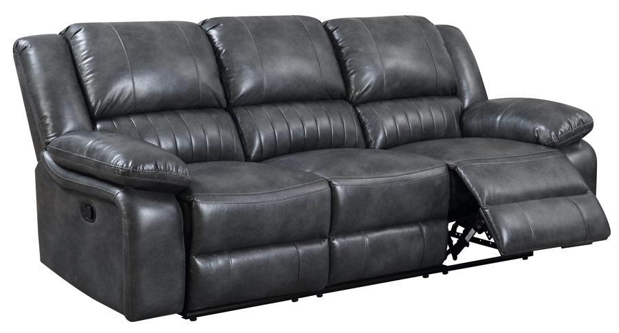 Emerald Home Navarro Sofa in Gray - Ideal Furniture (Fresno,CA)