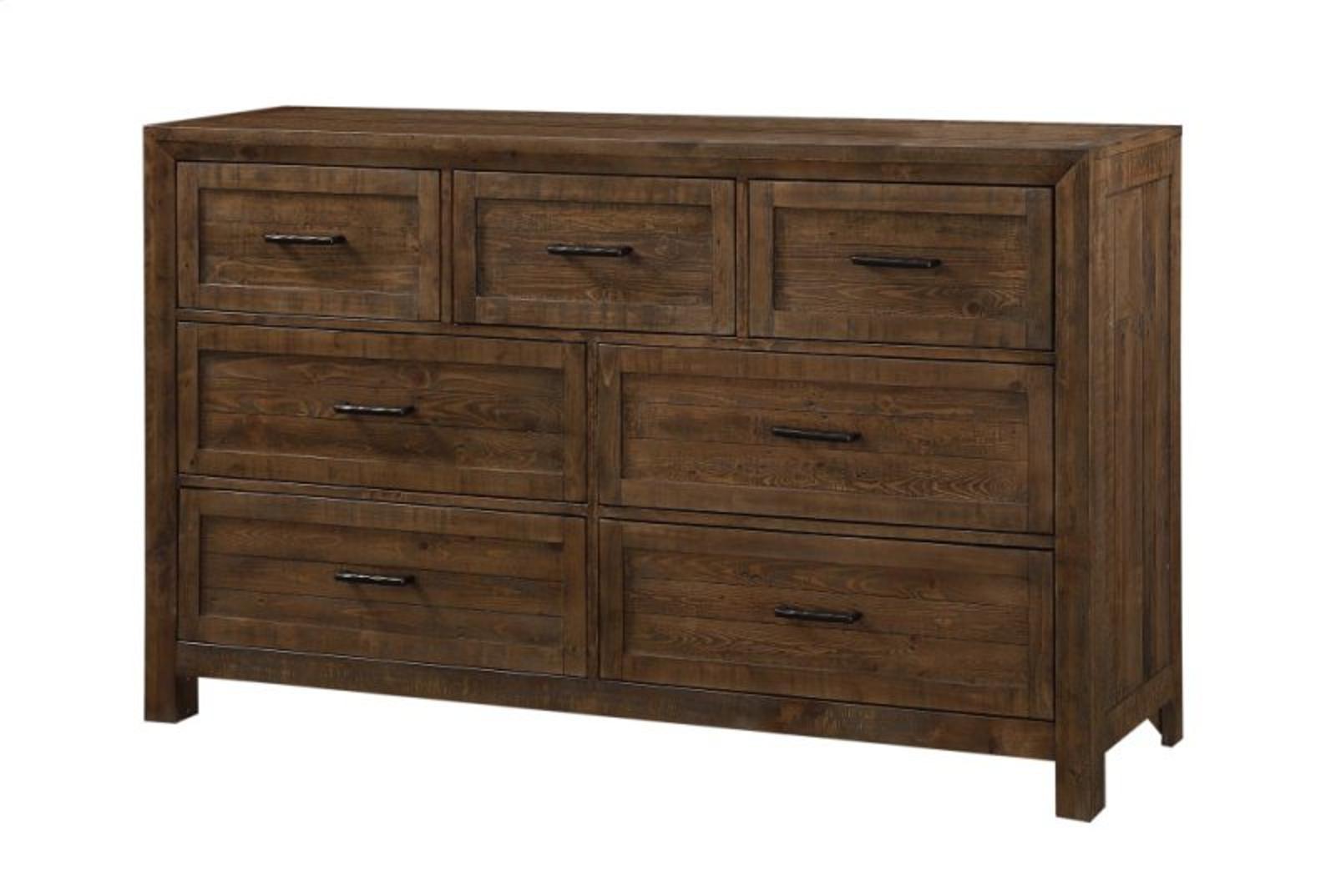Emerald Home Pine Valley Dresser in Brown