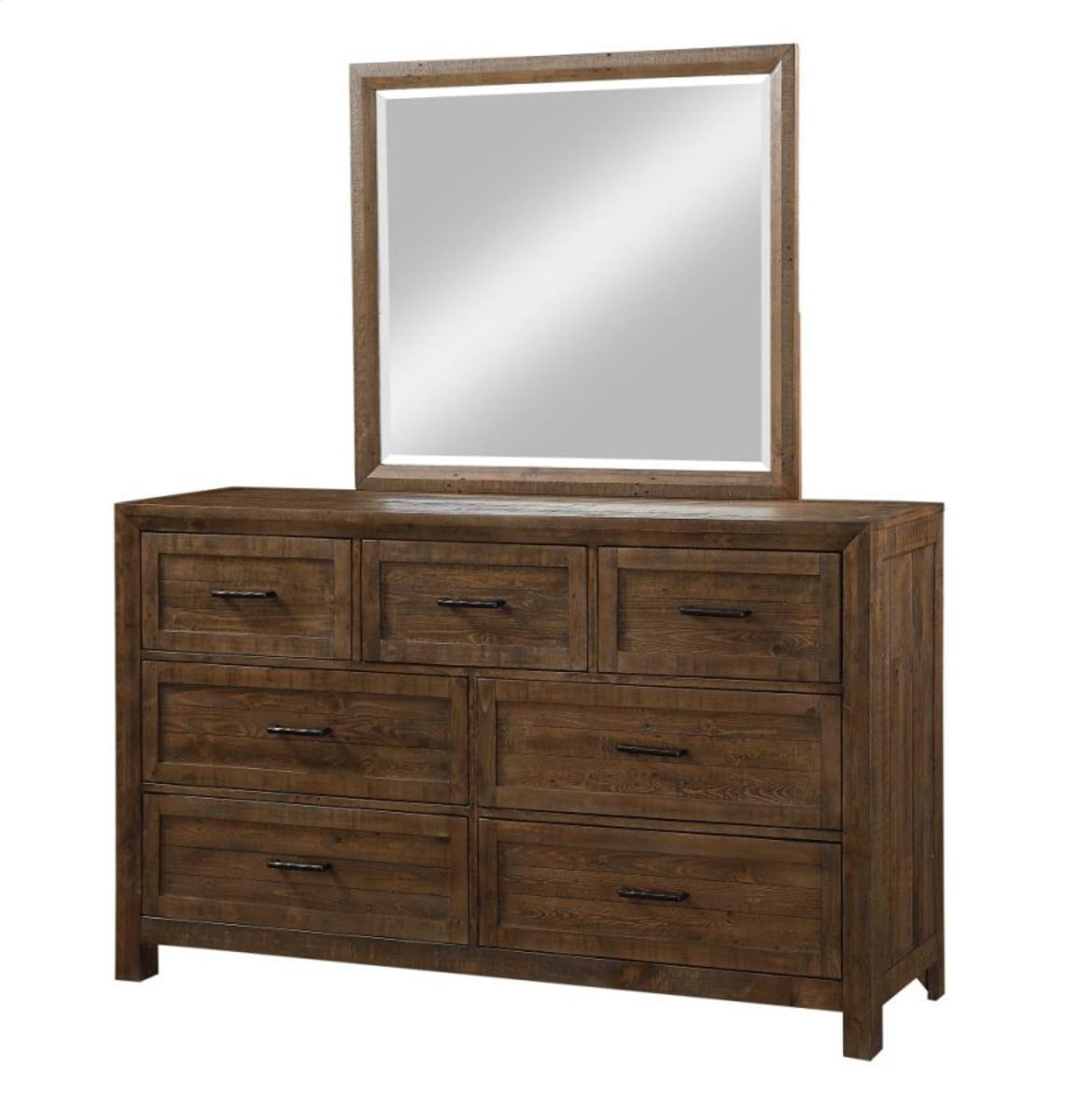 Emerald Home Pine Valley Dresser in Brown - Ideal Furniture (Fresno,CA)