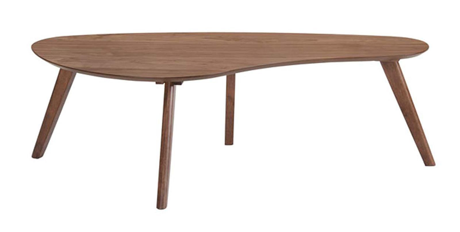 Emerald Home Simplicity Coffee Table in Walnut Brown