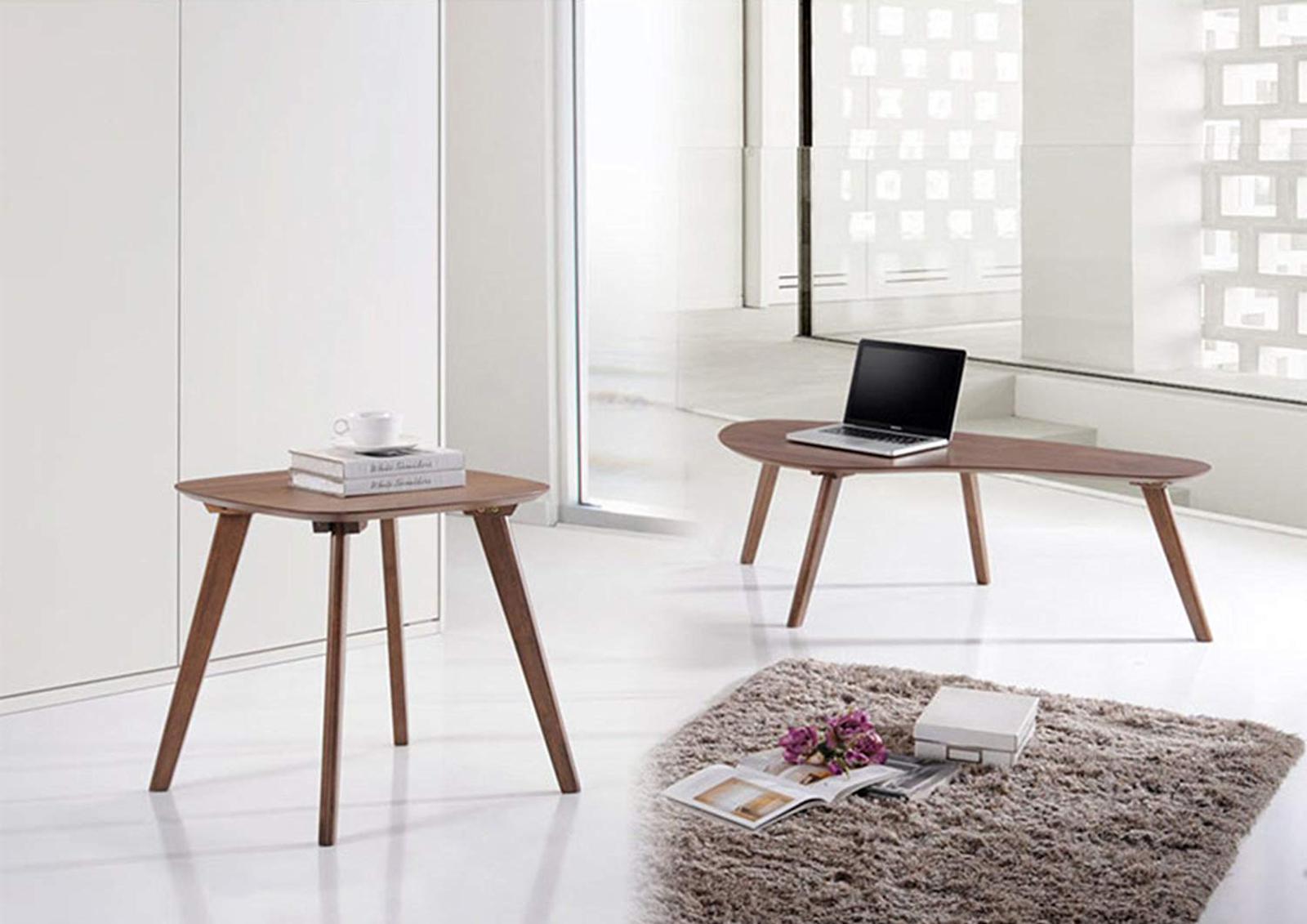 Emerald Home Simplicity Coffee Table in Walnut Brown - Ideal Furniture (Fresno,CA)