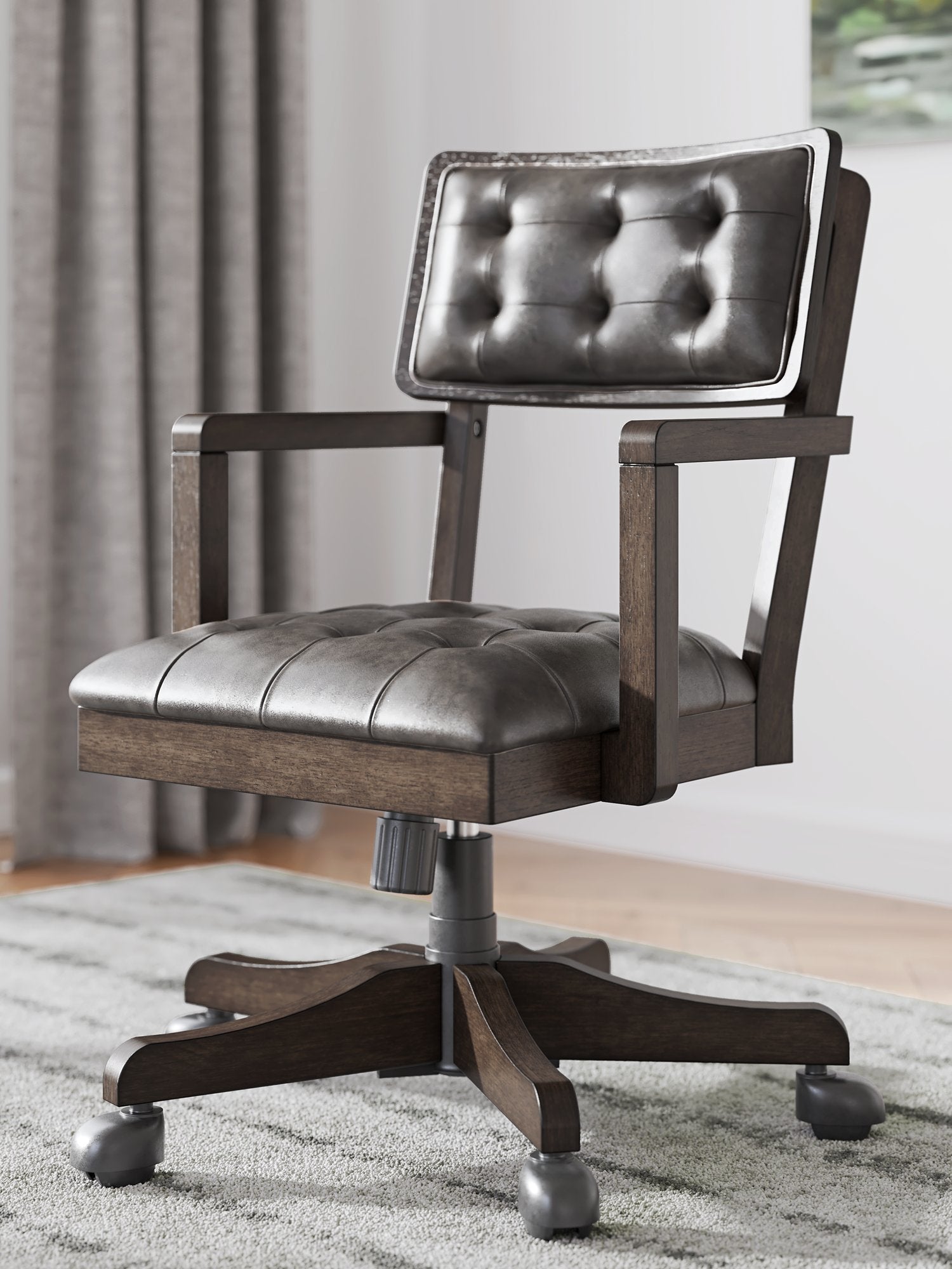 Breckington Home Office Desk Chair - Ideal Furniture (Fresno,CA)
