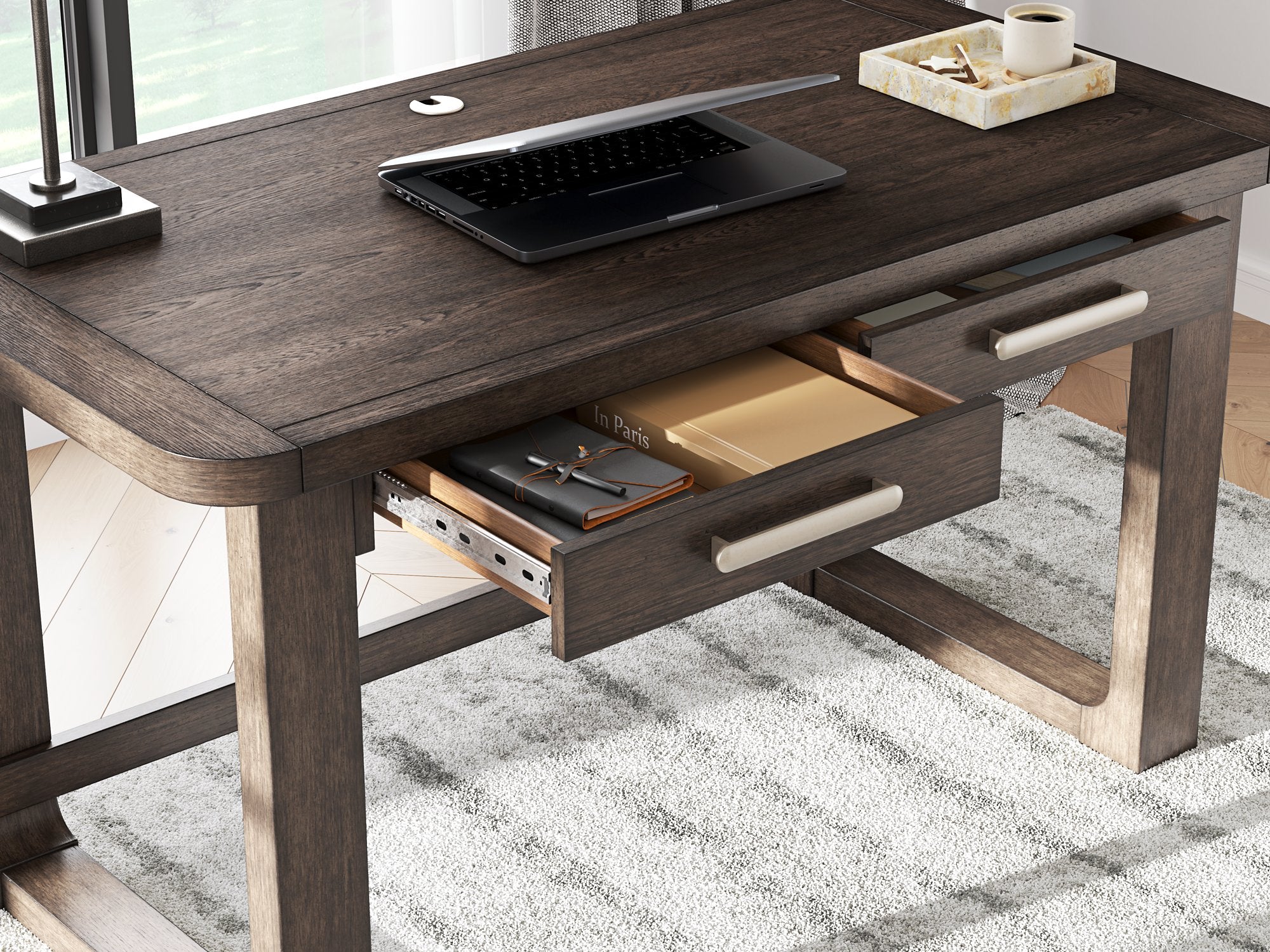 Breckington 56" Home Office Desk - Ideal Furniture (Fresno,CA)