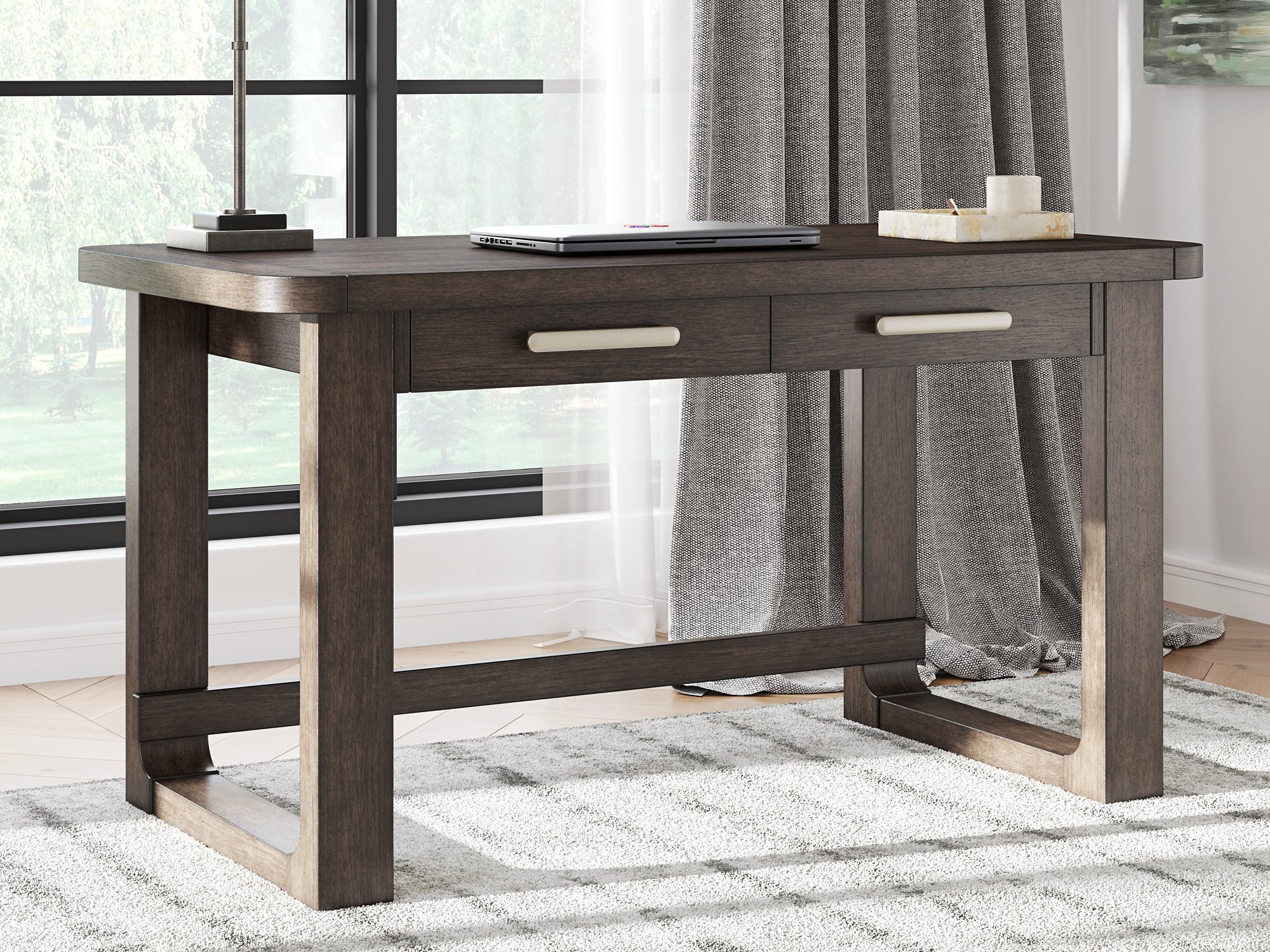 Breckington 56" Home Office Desk - Ideal Furniture (Fresno,CA)