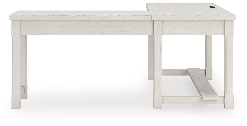 Robbinsdale L-Shaped Home Office Desk - Ideal Furniture (Fresno,CA)