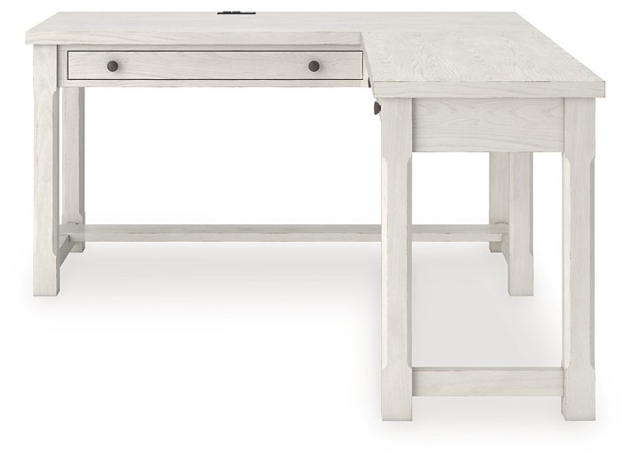 Robbinsdale L-Shaped Home Office Desk - Ideal Furniture (Fresno,CA)
