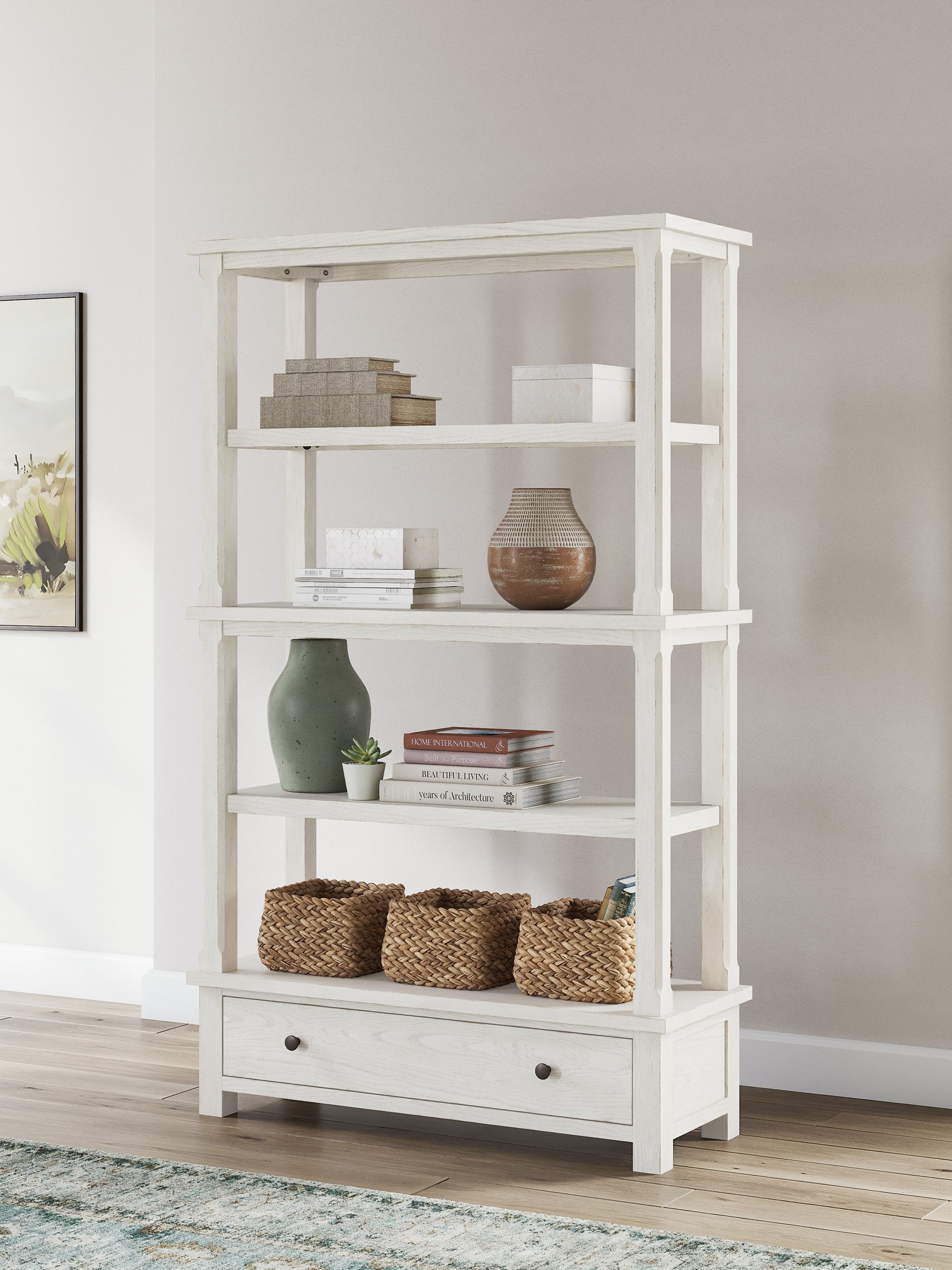 Robbinsdale 75" Bookcase - Ideal Furniture (Fresno,CA)