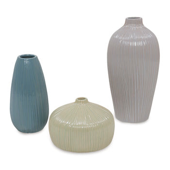 Eiderman Vase (Set of 3) - Ideal Furniture (Fresno,CA)
