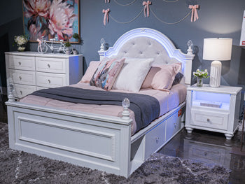 Kozlani Upholstered Bed - Ideal Furniture (Fresno,CA)
