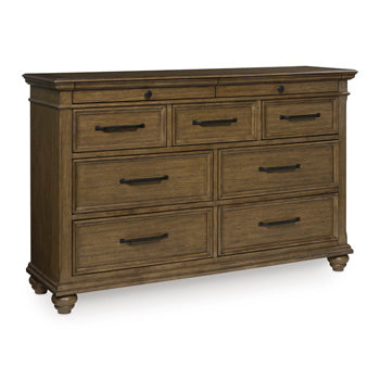 Karallin Dresser and Mirror - Ideal Furniture (Fresno,CA)