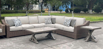 Laguna Heights Outdoor Coffee Table - Ideal Furniture (Fresno,CA)