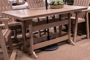 Seacliff Beach Outdoor Counter Height Dining Table - Ideal Furniture (Fresno,CA)
