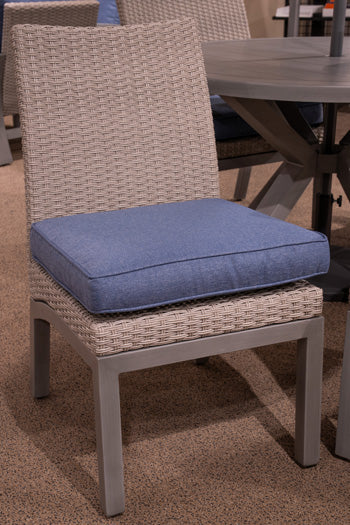 Half Moon Beach Outdoor Side Chair with Cushion (Set of 2) - Ideal Furniture (Fresno,CA)