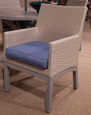 Half Moon Beach Outdoor Arm Chair with Cushion (Set of 2) - Ideal Furniture (Fresno,CA)