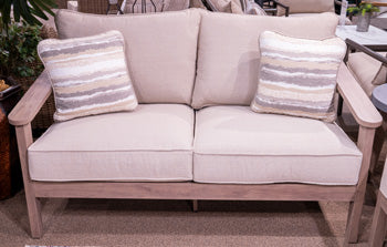 Harmony Headlands Outdoor Loveseat with Cushion - Ideal Furniture (Fresno,CA)