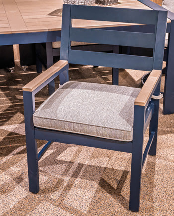 East Beach Outdoor Arm Chair with Cushion (Set of 2) - Ideal Furniture (Fresno,CA)