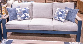 East Beach Outdoor Sofa with Cushion - Ideal Furniture (Fresno,CA)