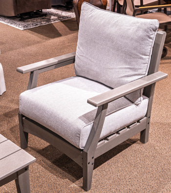 Cove Beach Outdoor Lounge Chair with Cushion - Ideal Furniture (Fresno,CA)