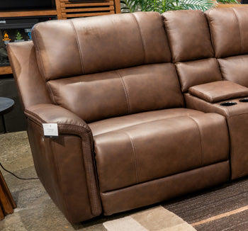 Bleckley Power Reclining Sectional Loveseat - Ideal Furniture (Fresno,CA)