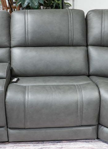 5Z - Pittson Power Reclining Sectional - Ideal Furniture (Fresno,CA)