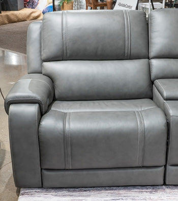 5Z - Pittson Power Reclining Sectional Loveseat - Ideal Furniture (Fresno,CA)