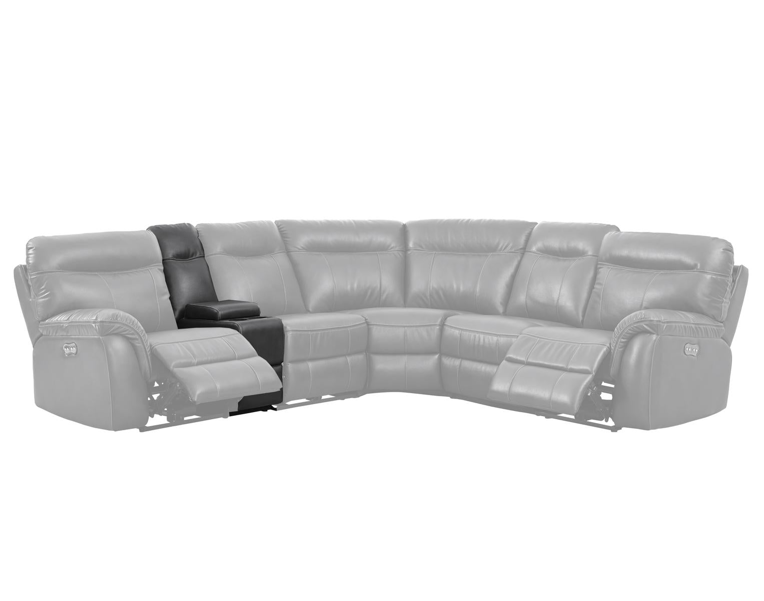 New Classic Atlas Console in Gray - Ideal Furniture (Fresno,CA)