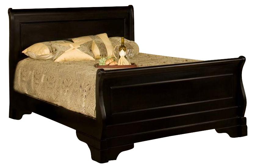 New Classic Belle Rose Eastern King Sleigh Bed in Black Cherry Finish - Ideal Furniture (Fresno,CA)