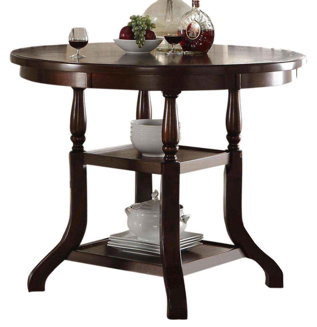 New Classic Bixby Counter Dining Table in Espresso - Ideal Furniture (Fresno,CA)