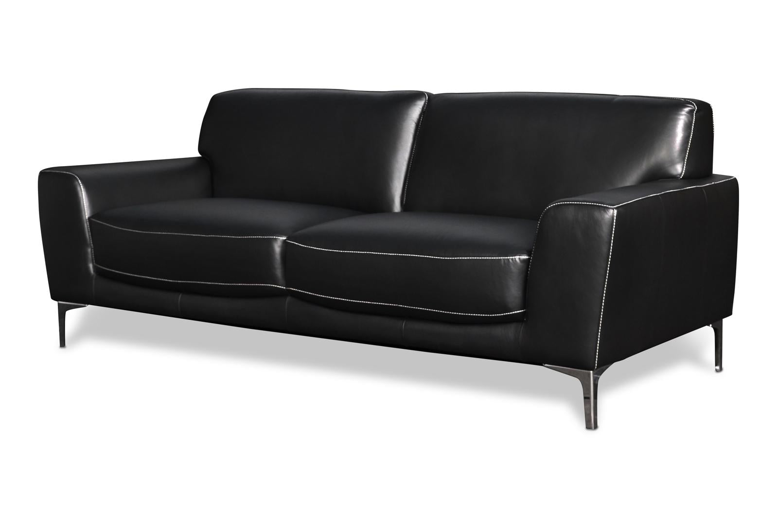 New Classic Carrara Sofa in Black - Ideal Furniture (Fresno,CA)