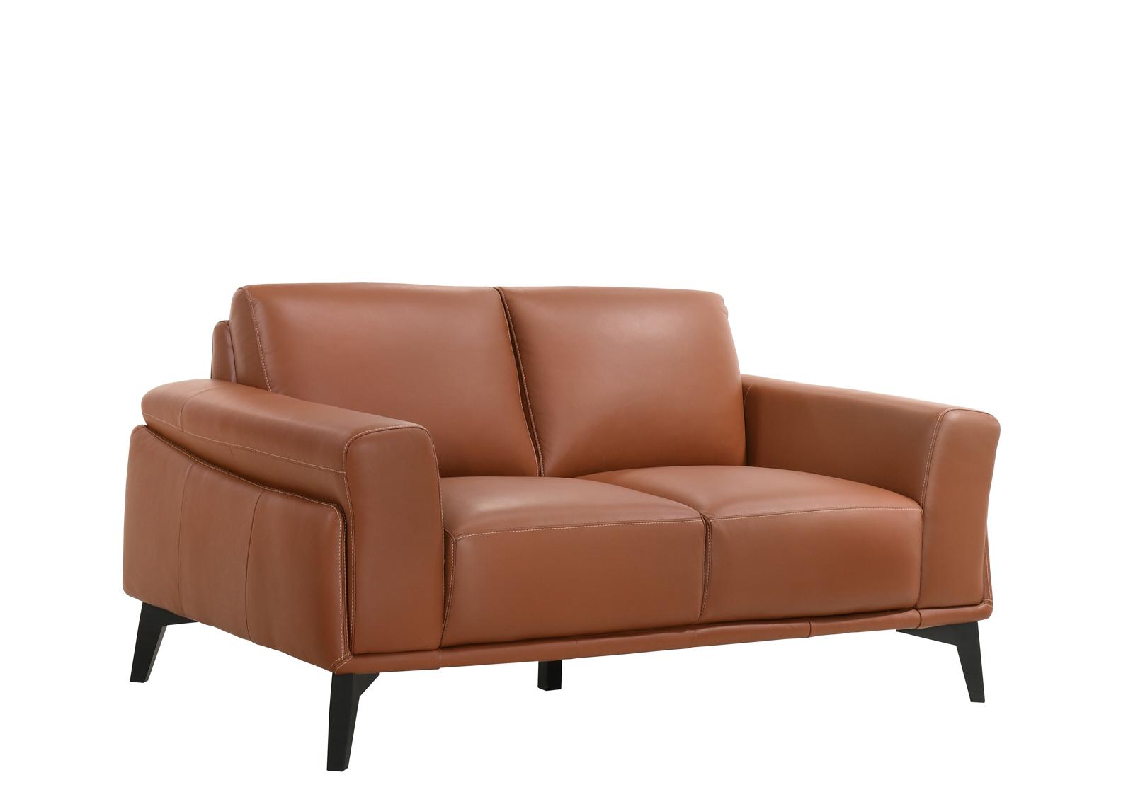 New Classic Como Loveseat in Terracotta - Ideal Furniture (Fresno,CA)