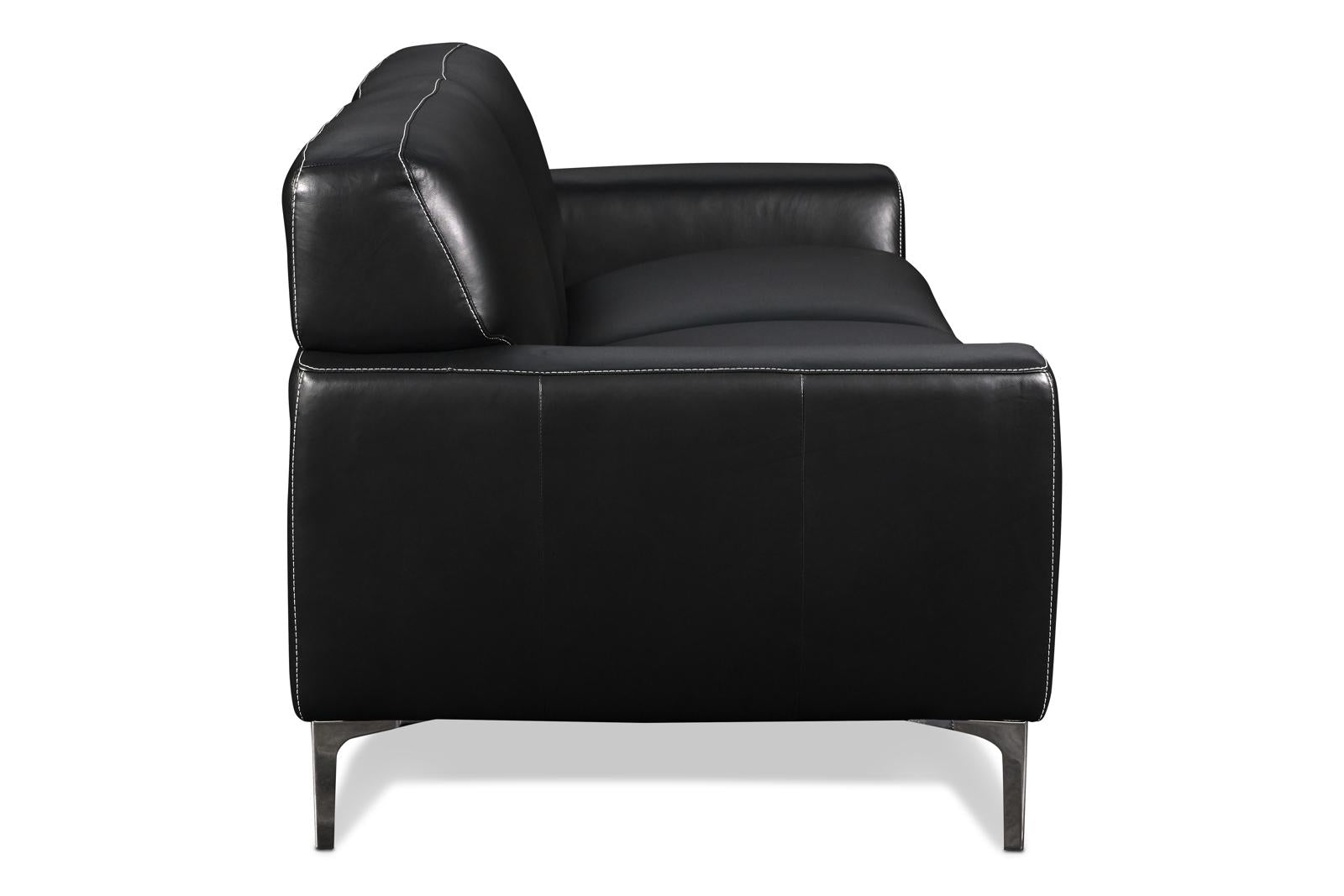 New Classic Carrara Sofa in Black - Ideal Furniture (Fresno,CA)