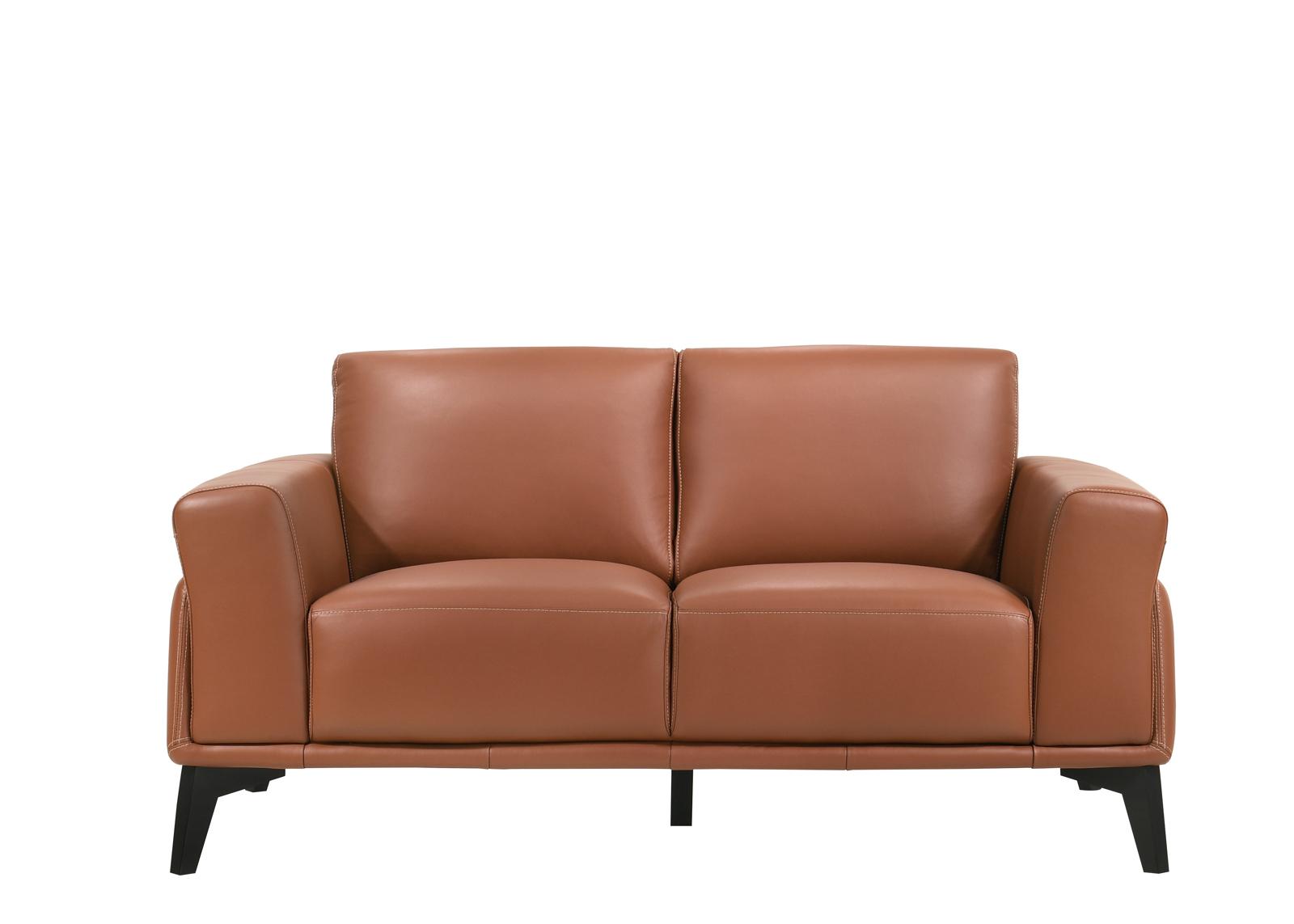 New Classic Como Loveseat in Terracotta - Ideal Furniture (Fresno,CA)