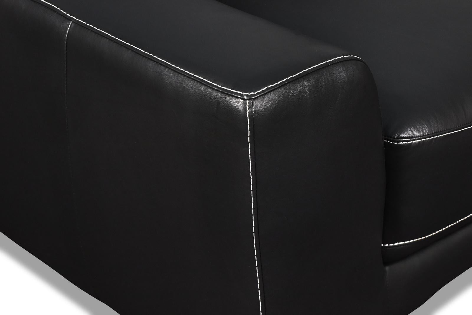 New Classic Carrara Loveseat in Black - Ideal Furniture (Fresno,CA)