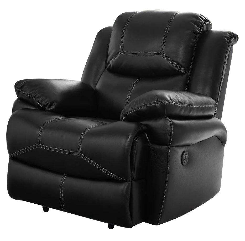 New Classic Flynn Glider Recliner in Premier Black - Ideal Furniture (Fresno,CA)