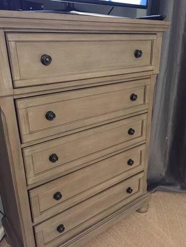 New Classic Furniture Allegra Chest in Pewter - Ideal Furniture (Fresno,CA)