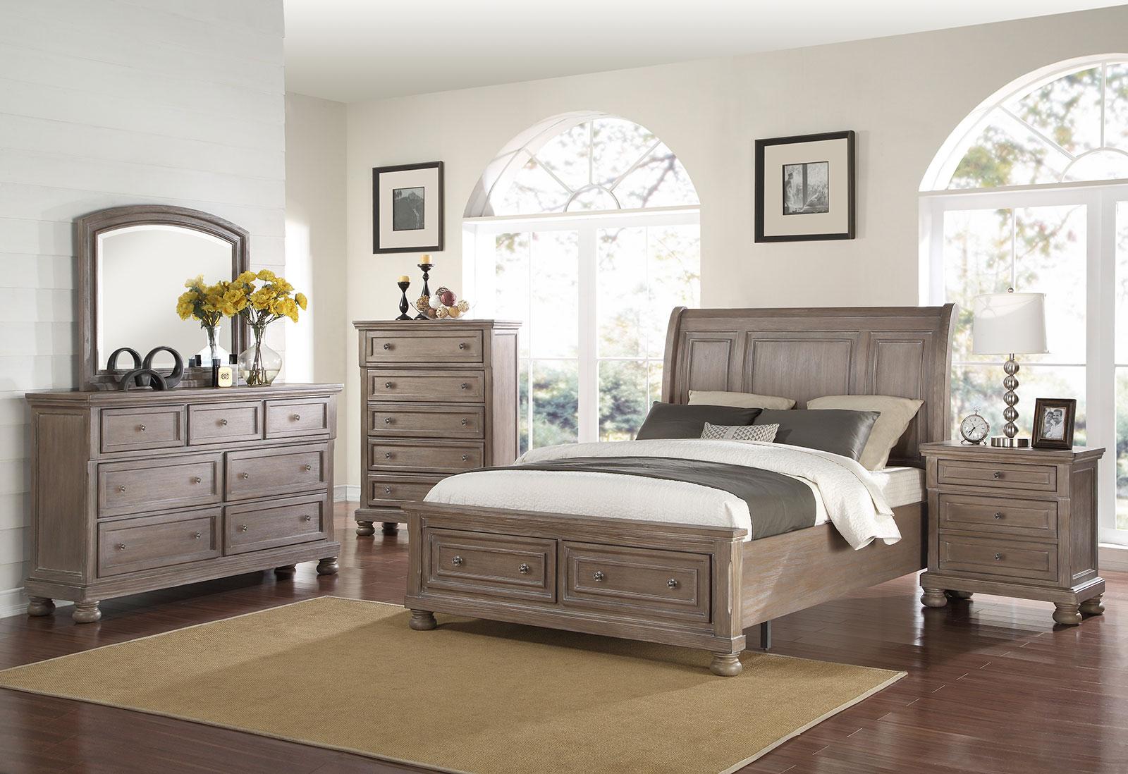 New Classic Furniture Allegra Chest in Pewter - Ideal Furniture (Fresno,CA)