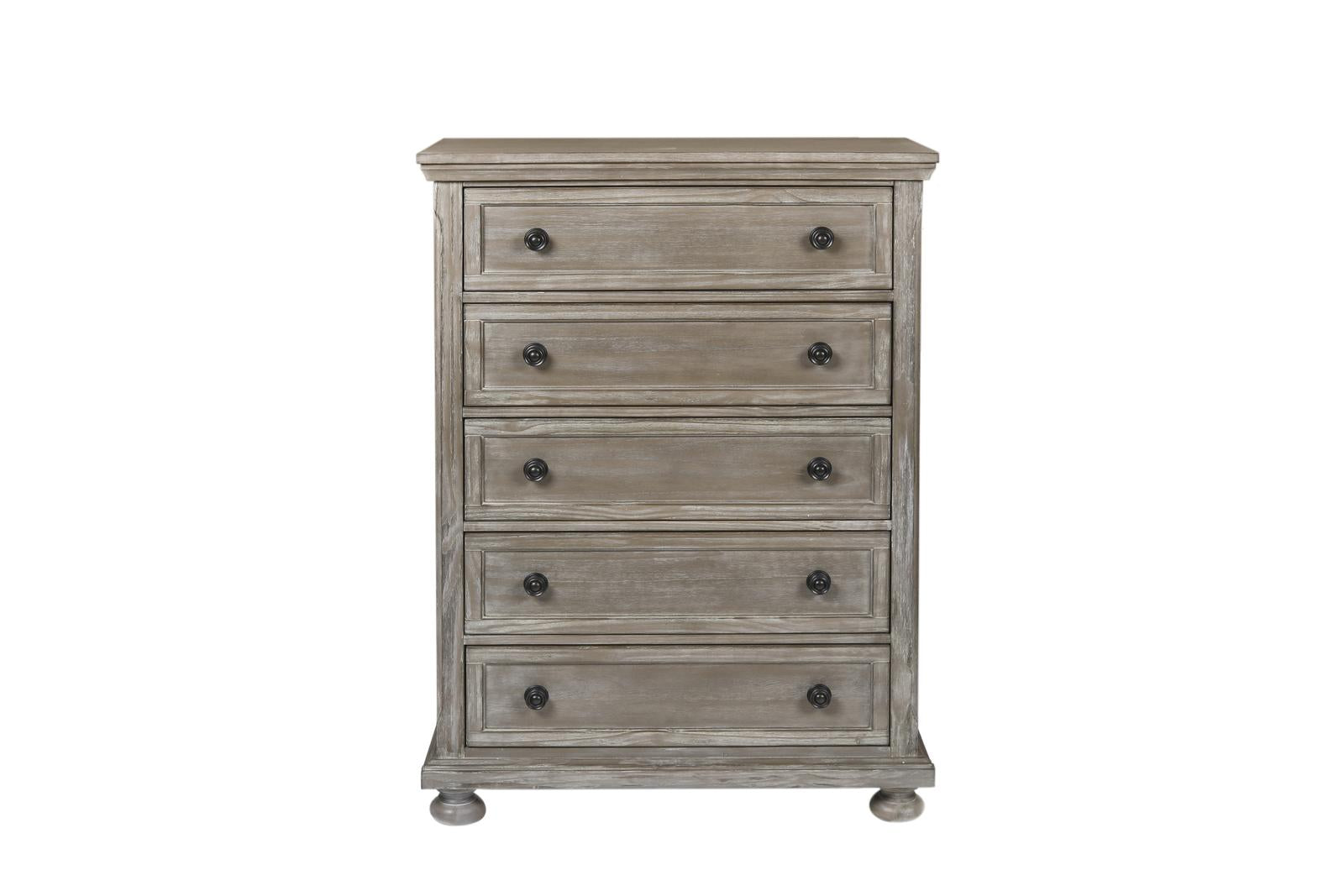 New Classic Furniture Allegra Youth Chest in Pewter - Ideal Furniture (Fresno,CA)
