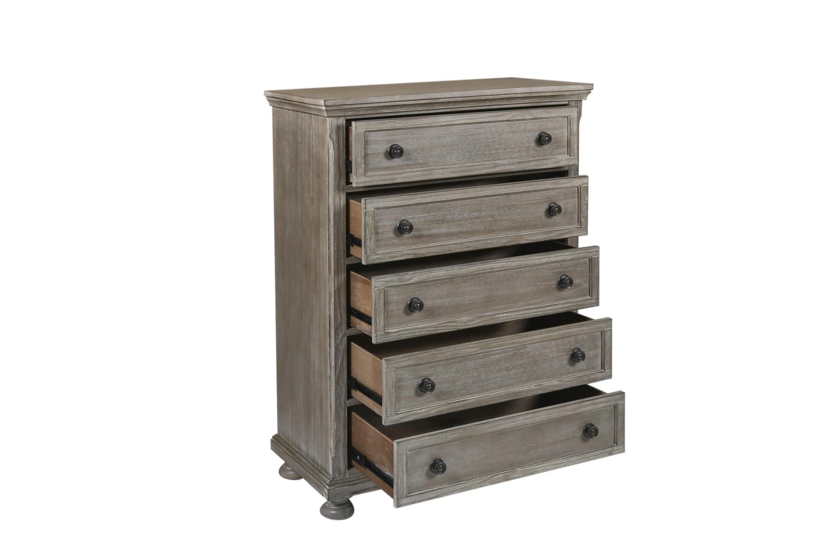 New Classic Furniture Allegra Youth Chest in Pewter - Ideal Furniture (Fresno,CA)