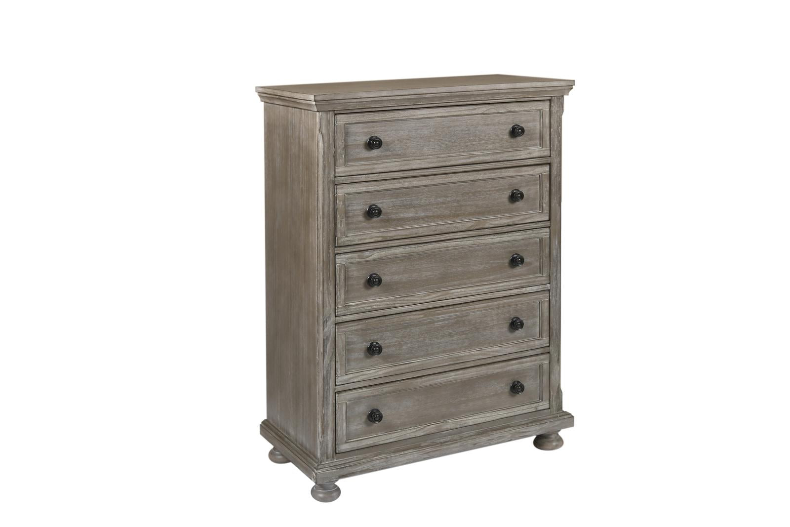New Classic Furniture Allegra Youth Chest in Pewter - Ideal Furniture (Fresno,CA)
