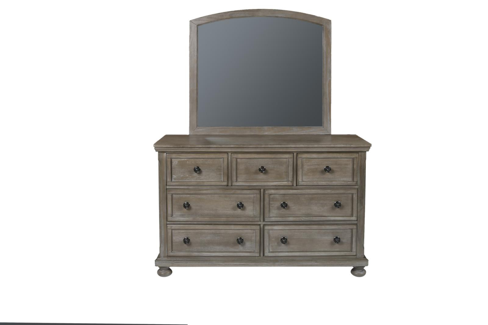 New Classic Furniture Allegra Youth Mirror in Pewter - Ideal Furniture (Fresno,CA)