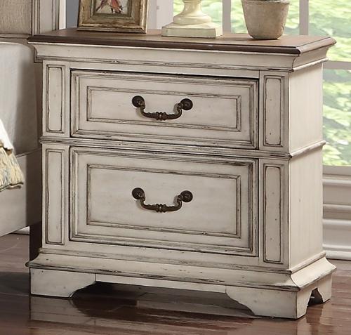 New Classic Furniture Anastasia Nightstand in Royal Classic