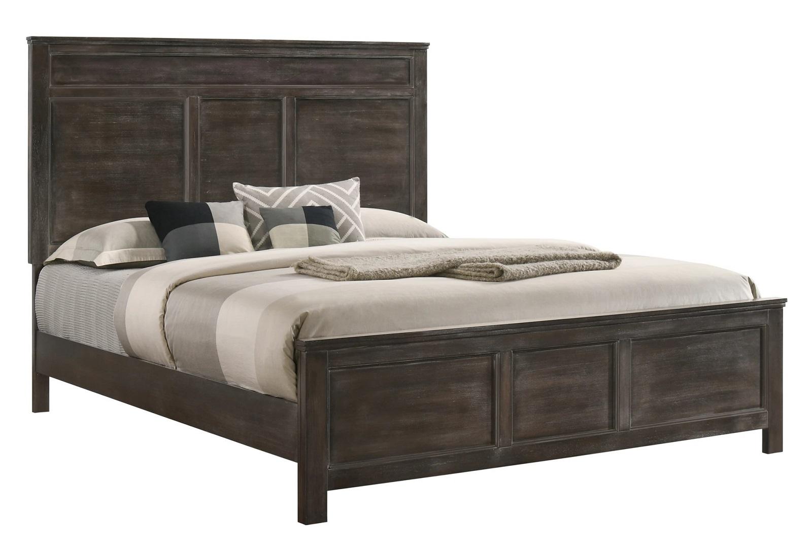 New Classic Furniture Andover Queen Bed in Nutmeg - Ideal Furniture (Fresno,CA)
