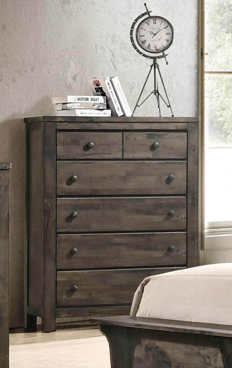 New Classic Furniture Blue Ridge Chest in Rustic Gray - Ideal Furniture (Fresno,CA)